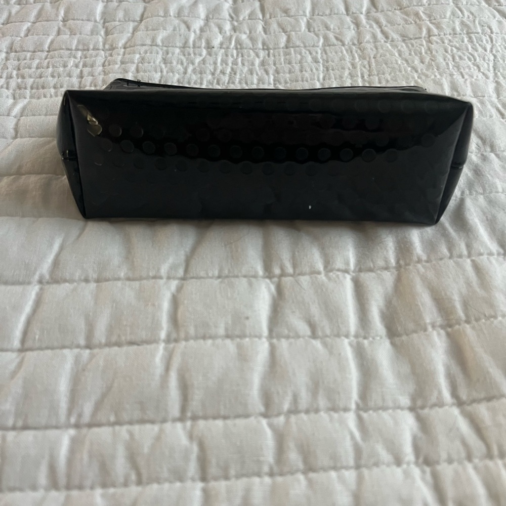 Kate Spade Black Glossy Dot Cosmetic Bag - Picture 4 of 5